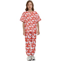 Pattern 337 Kids  Tee And Pants Sports Set by GardenOfOphir