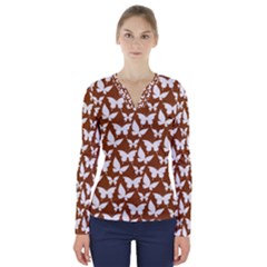 Pattern 339 V-neck Long Sleeve Top by GardenOfOphir