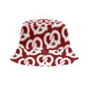 Red Pretzel Illustrations Pattern Bucket Hat View1