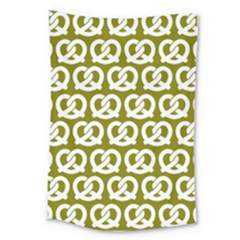 Olive Pretzel Illustrations Pattern Large Tapestry by GardenOfOphir