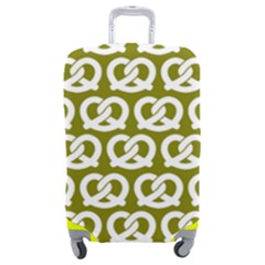 Olive Pretzel Illustrations Pattern Luggage Cover (medium) by GardenOfOphir