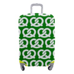 Green Pretzel Illustrations Pattern Luggage Cover (small) by GardenOfOphir