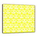 Yellow Pretzel Illustrations Pattern Canvas 24  x 20  (Stretched) View1