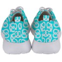 Aqua Pretzel Illustrations Pattern Men s Lightweight Sports Shoes View4