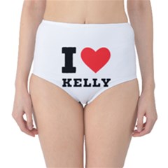I Love Kelly  Classic High-waist Bikini Bottoms by ilovewhateva