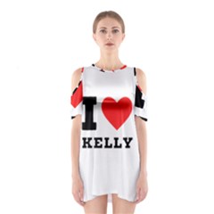 I Love Kelly  Shoulder Cutout One Piece Dress by ilovewhateva