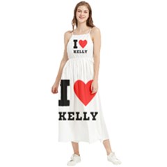 I Love Kelly  Boho Sleeveless Summer Dress by ilovewhateva