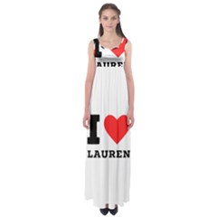 I Love Lauren Empire Waist Maxi Dress