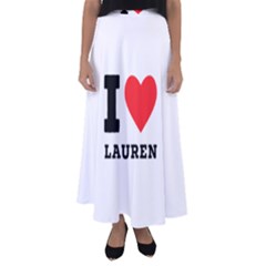 I Love Lauren Flared Maxi Skirt by ilovewhateva