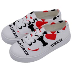 I Love Lauren Kids  Classic Low Top Sneakers by ilovewhateva