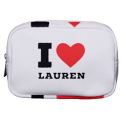 I Love Lauren Make Up Pouch (small) by ilovewhateva