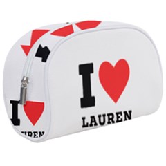 I Love Lauren Make Up Case (medium) by ilovewhateva