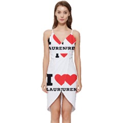 I Love Lauren Wrap Frill Dress by ilovewhateva