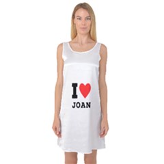 I Love Joan  Sleeveless Satin Nightdress by ilovewhateva