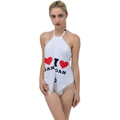 I Love Joan  Go With The Flow One Piece Swimsuit by ilovewhateva