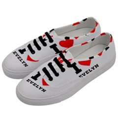 I Love Evelyn Men s Classic Low Top Sneakers by ilovewhateva