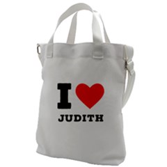 I Love Judith Canvas Messenger Bag by ilovewhateva