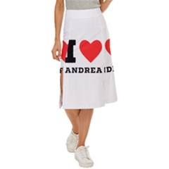 I Love Andrea Midi Panel Skirt by ilovewhateva