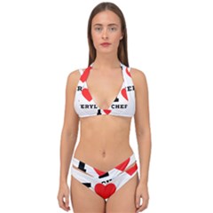 I Love Cheryl Double Strap Halter Bikini Set by ilovewhateva