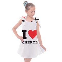 I Love Cheryl Kids  Tie Up Tunic Dress by ilovewhateva