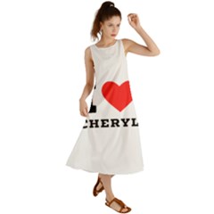 I Love Cheryl Summer Maxi Dress by ilovewhateva