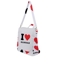 I Love Hannah Crossbody Backpack by ilovewhateva