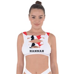 I Love Hannah Bandaged Up Bikini Top by ilovewhateva