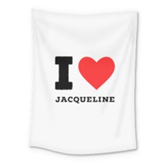 I Love Jacqueline Medium Tapestry
