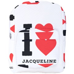 I Love Jacqueline Full Print Backpack by ilovewhateva