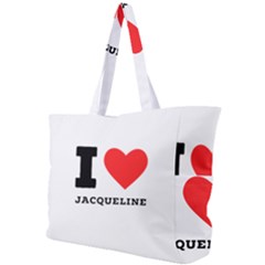 I Love Jacqueline Simple Shoulder Bag by ilovewhateva