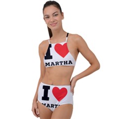 I Love Martha High Waist Tankini Set by ilovewhateva