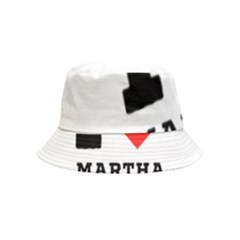 I Love Martha Inside Out Bucket Hat (kids) by ilovewhateva