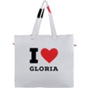 I love Gloria  Canvas Travel Bag View1