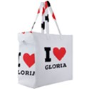 I love Gloria  Canvas Travel Bag View3