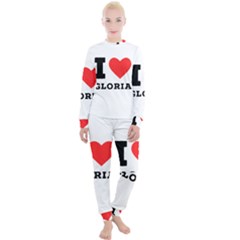 I Love Gloria  Women s Lounge Set by ilovewhateva