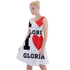 I Love Gloria  Knee Length Skater Dress by ilovewhateva