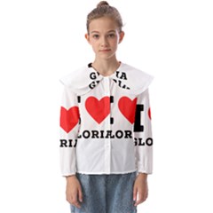 I Love Gloria  Kids  Peter Pan Collar Blouse by ilovewhateva