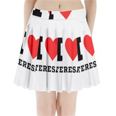 I Love Teresa Pleated Mini Skirt by ilovewhateva