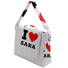 I Love Sara Box Up Messenger Bag by ilovewhateva