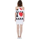 I love sara Shoulder Frill Bodycon Summer Dress View4