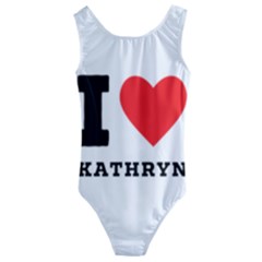 I Love Kathryn Kids  Cut-out Back One Piece Swimsuit by ilovewhateva