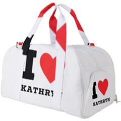 I Love Kathryn Burner Gym Duffel Bag by ilovewhateva