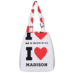 I Love Madison  Center Zip Backpack