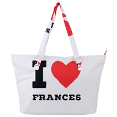 I Love Frances  Full Print Shoulder Bag by ilovewhateva