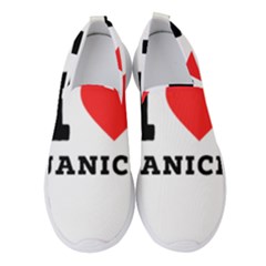 I Love Janice Women s Slip On Sneakers by ilovewhateva