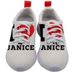 I Love Janice Kids Athletic Shoes by ilovewhateva