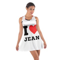 I Love Jean Cotton Racerback Dress by ilovewhateva