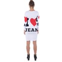 I love jean Asymmetric Cut-Out Shift Dress View2
