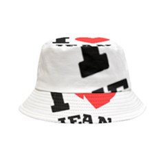 I Love Jean Inside Out Bucket Hat by ilovewhateva