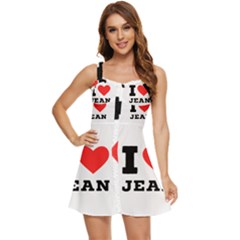 I Love Jean Ruffle Edge Bra Cup Chiffon Mini Dress by ilovewhateva